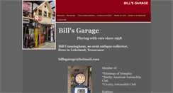 Desktop Screenshot of billsgarage.com
